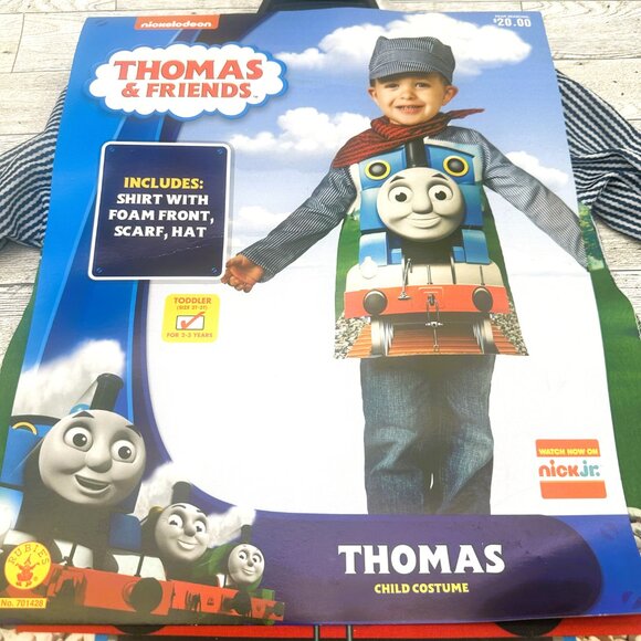 NWT Nickelodeon Thomas & Friends Toddler Size 2T-3T Thomas Halloween Costume - Picture 3 of 7
